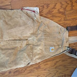 Carhartt Brown Work Overalls